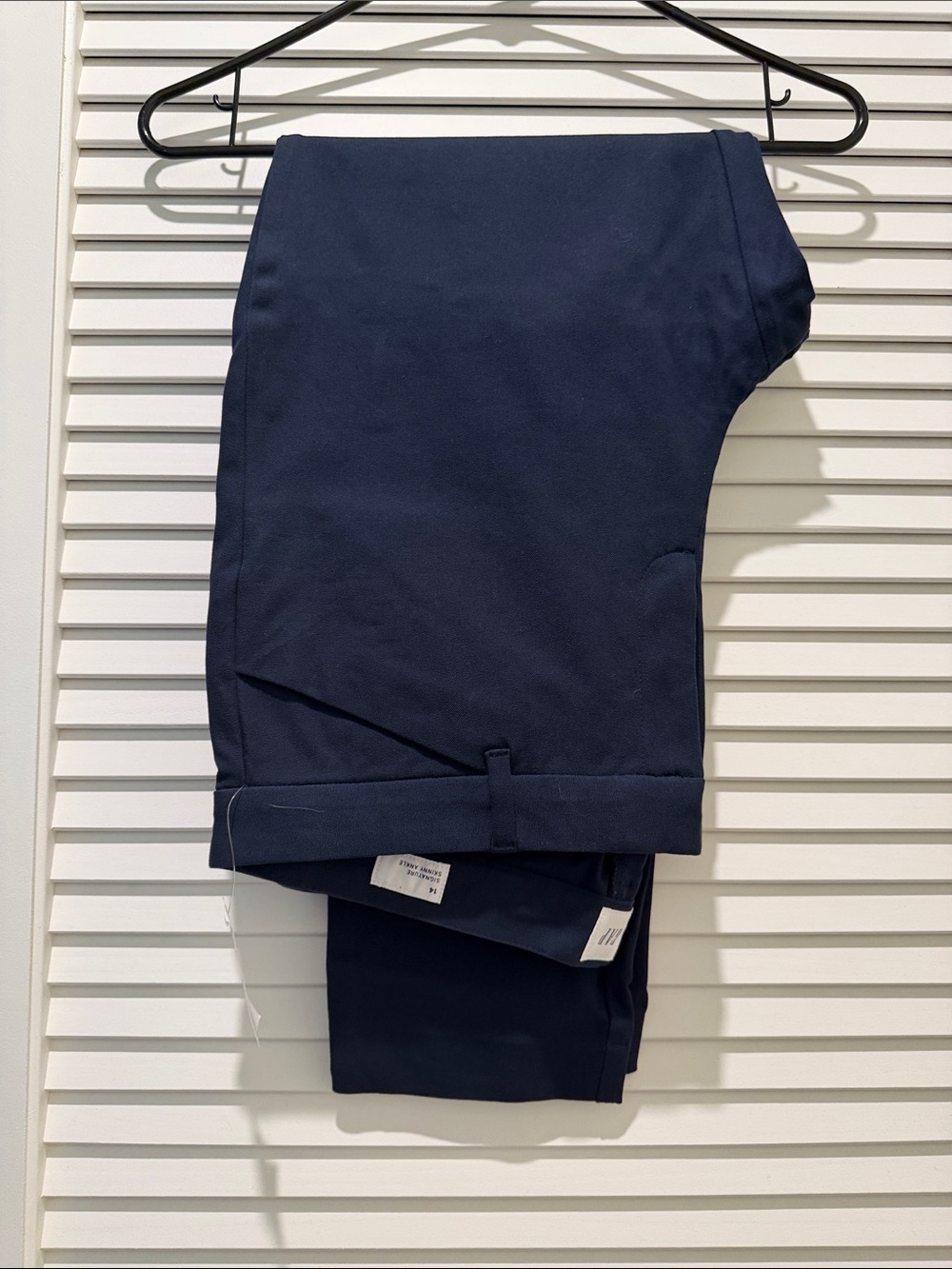 GAP Women’s Skinny Ankle Pants in Navy Blue